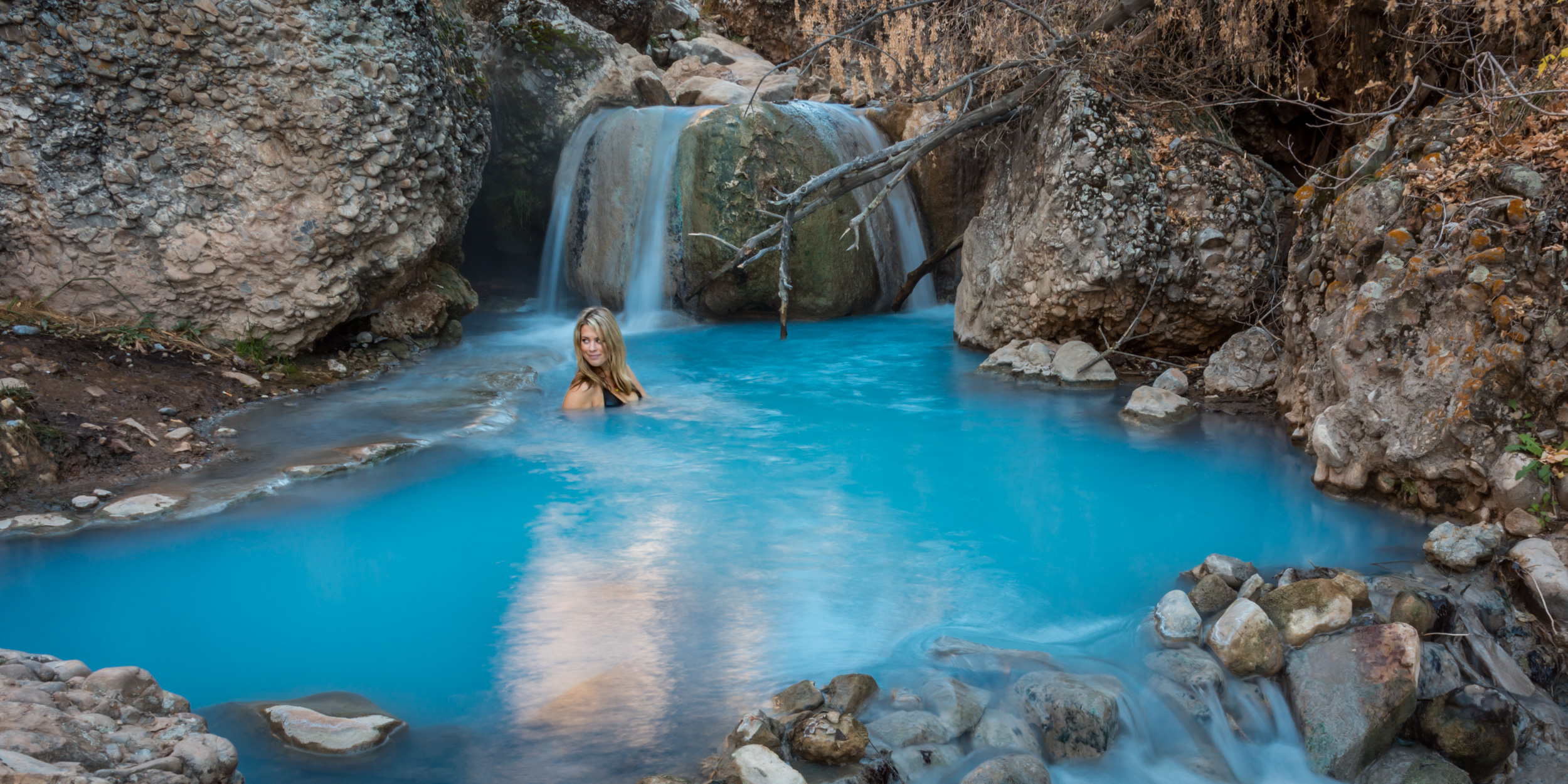 3. Fifth Water Hot Springs—Diamond Fork Canyon, Utah.